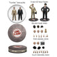 Laurel & Hardy El Gordo y El Flaco Exclusive Set 1/12
