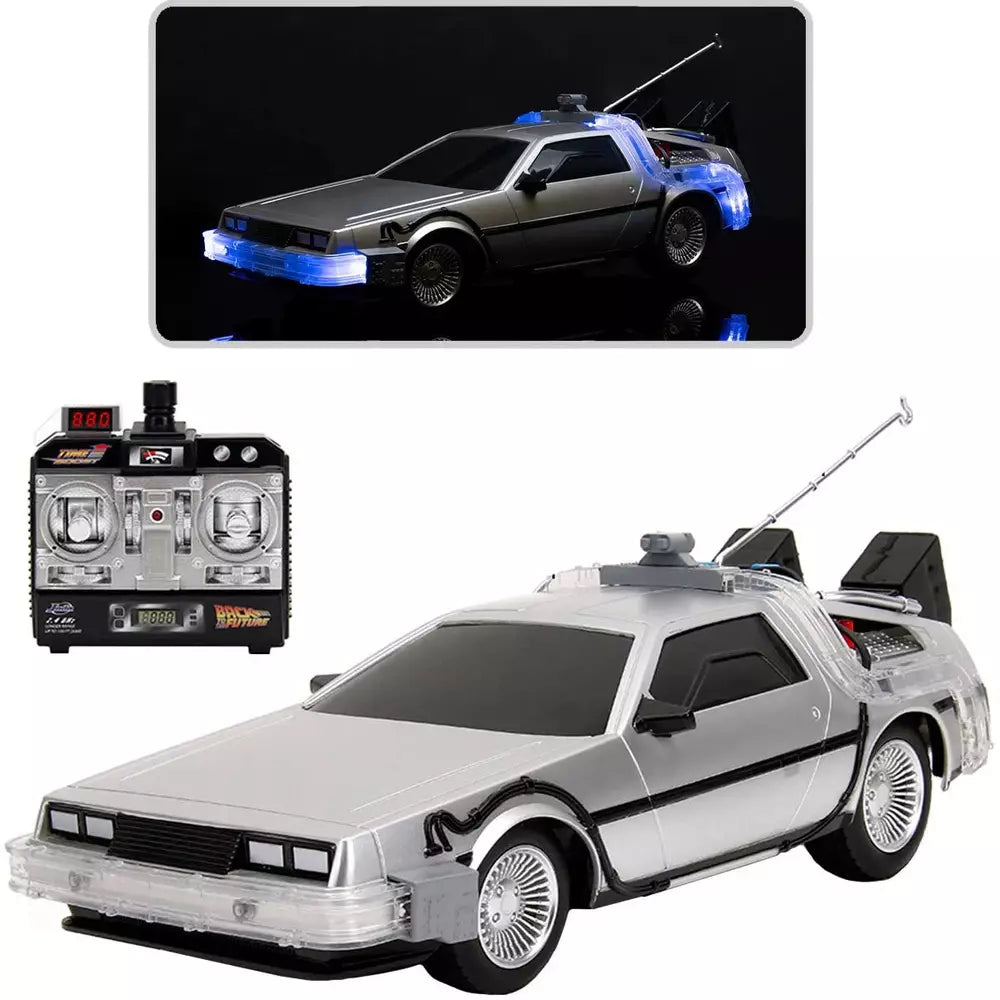 Hollywood Rides: Back to the Future Delorean Time Machine Control Remoto 1/16