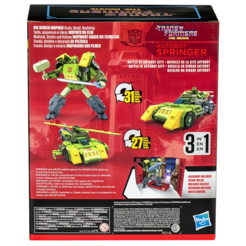 The Transformers: The Movie Studio Series 86-30 Leader Autobot Springer