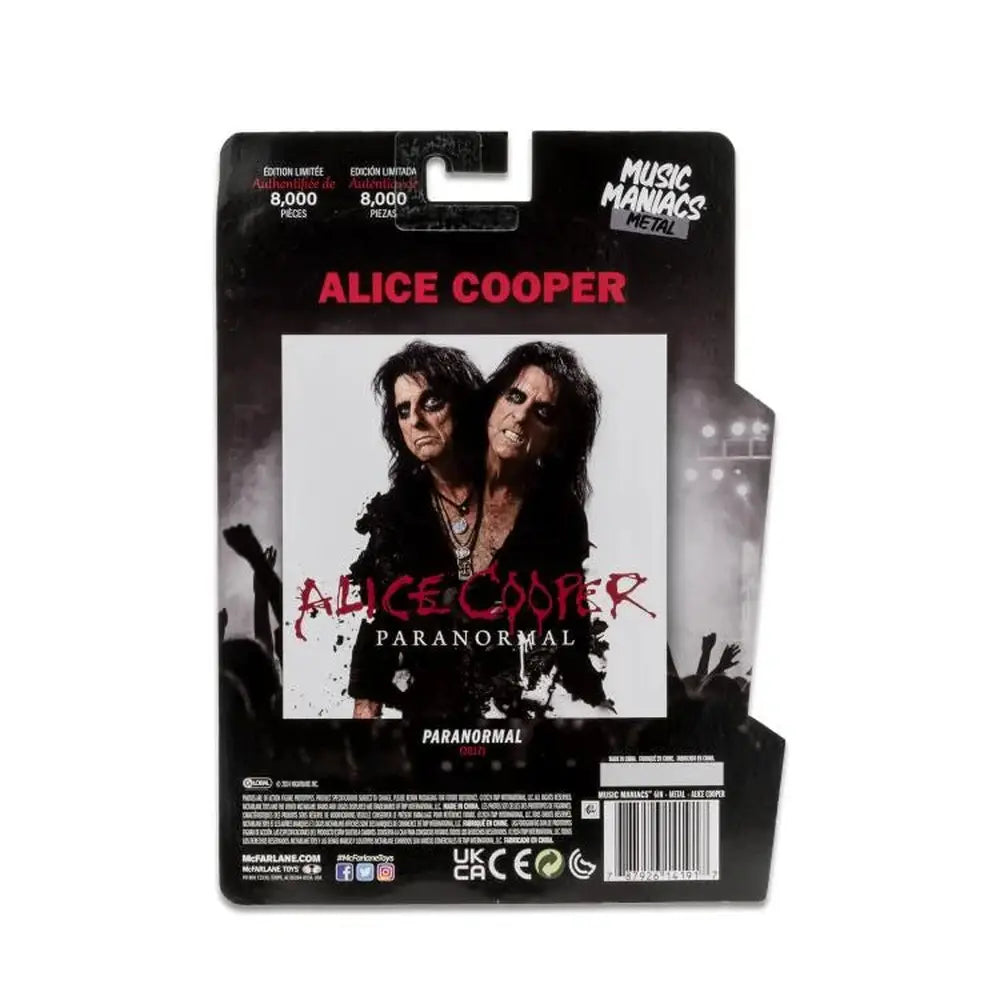 Music Maniacs Alice Cooper Limited Edition