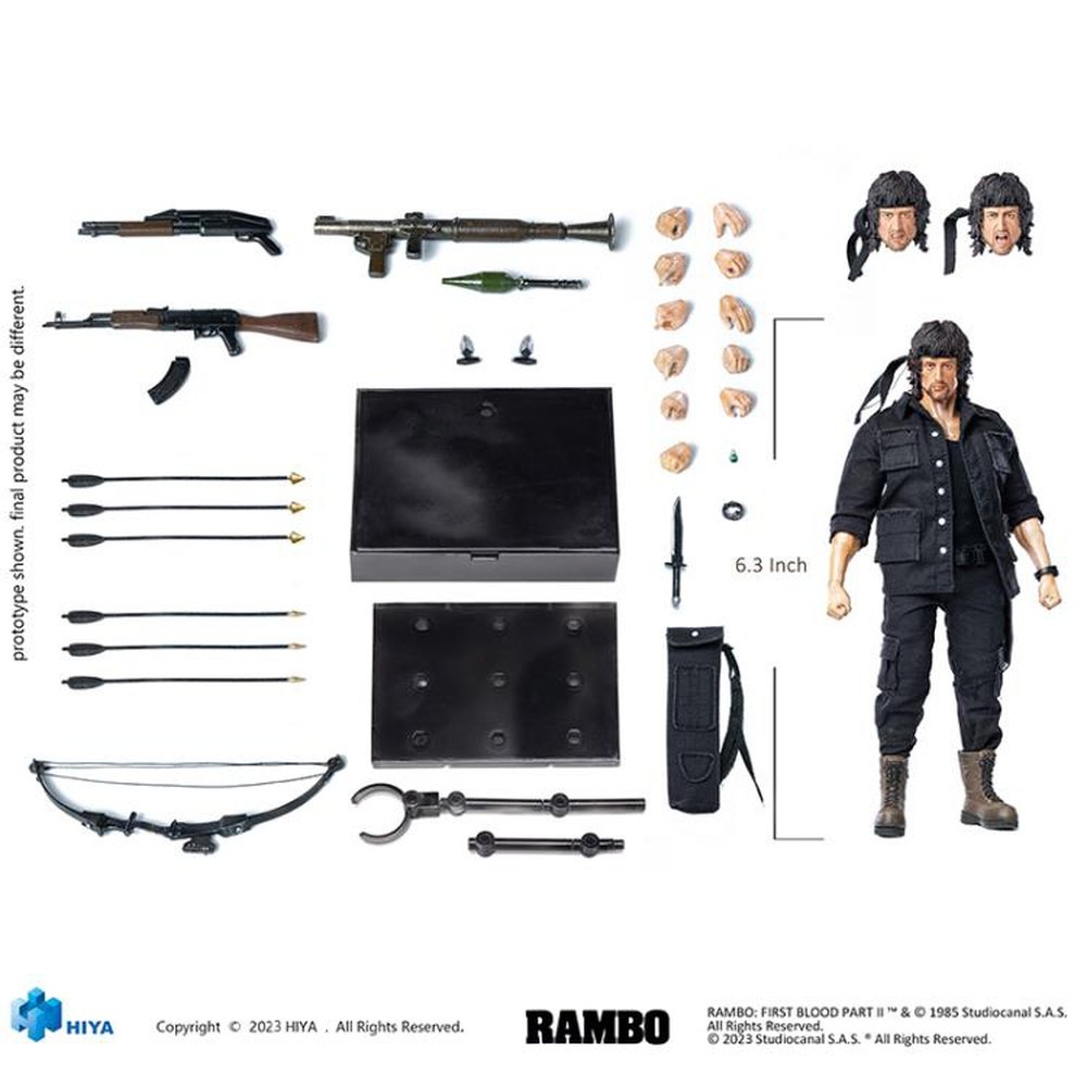 Rambo: First Blood Part II John Rambo PX Previews Exclusive 1/12
