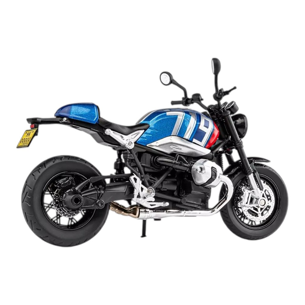 BMW R Nine T Scrambler Azul (Luces y Sonido) 1/12