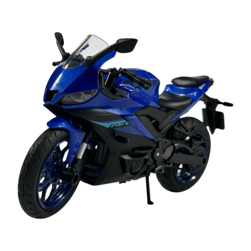 Yamaha YZF-R3 Azul Luces y Sonido 1/12