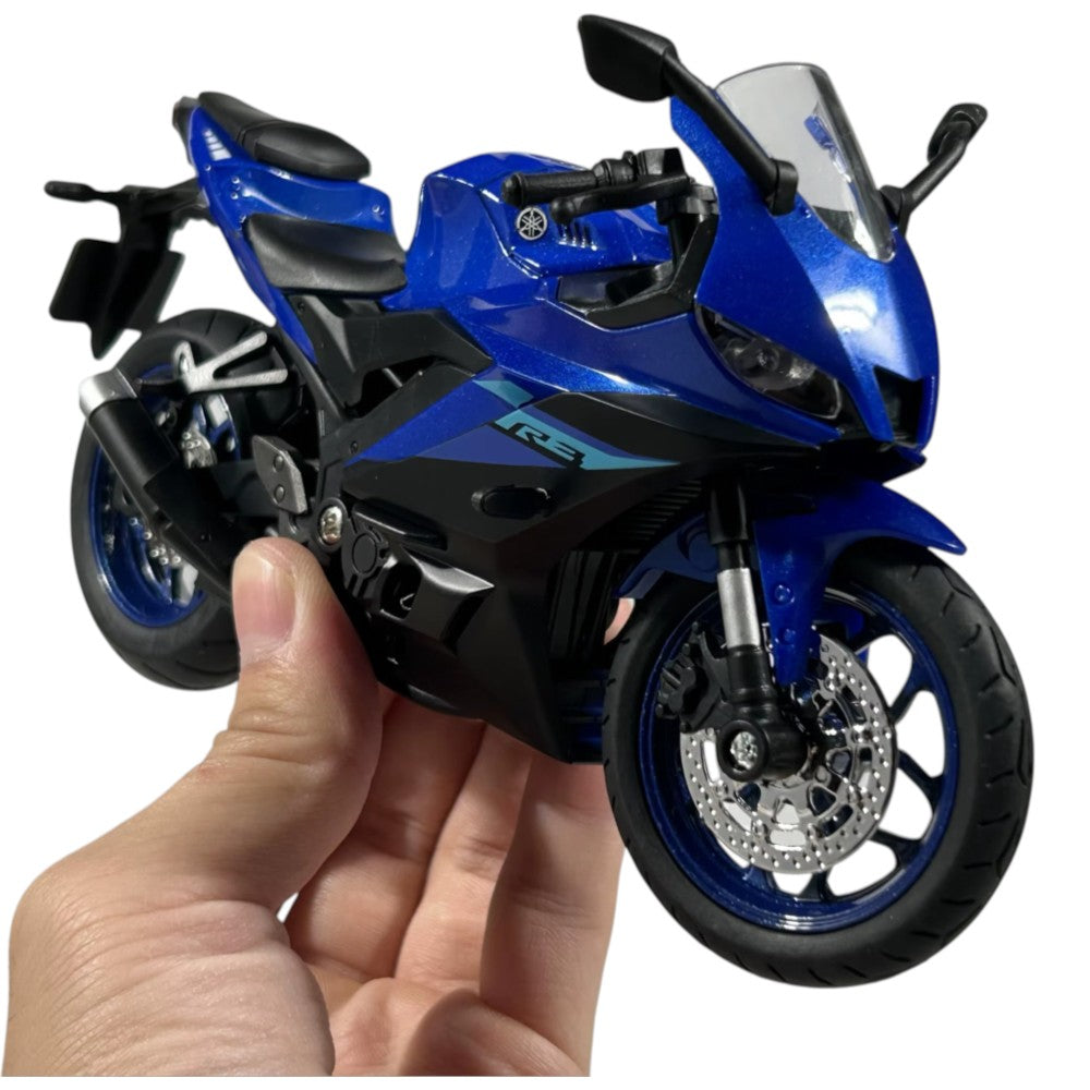 Yamaha YZF-R3 Azul Luces y Sonido 1/12