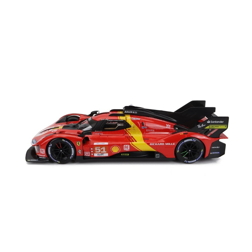 Ferrari 499P 3.0 Turbo V6 Le Mans 2023 #51 Pier Guidi, Calado, Giovinazzi 1/18