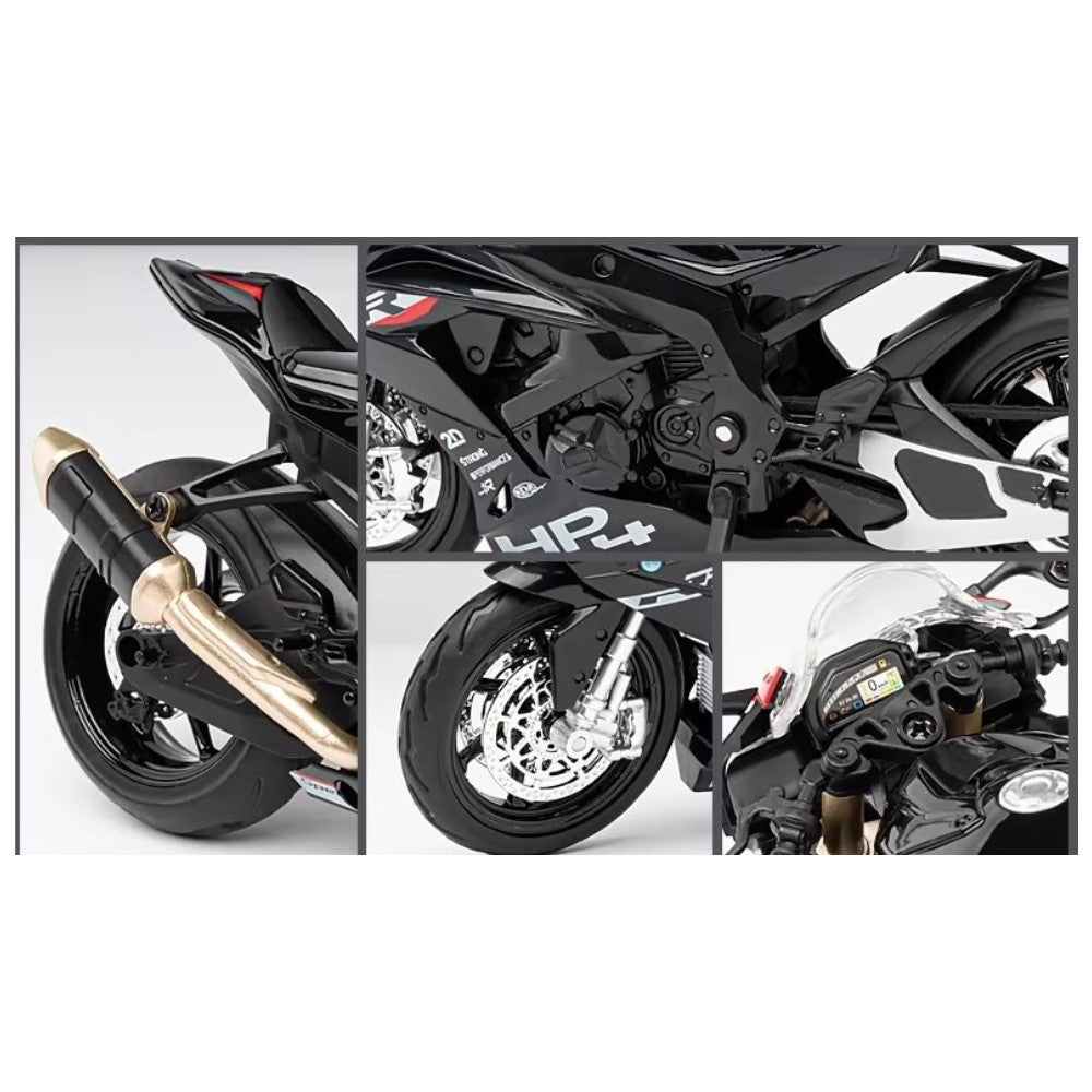 BMW HP4 Negro Luces y Sonido 1/12