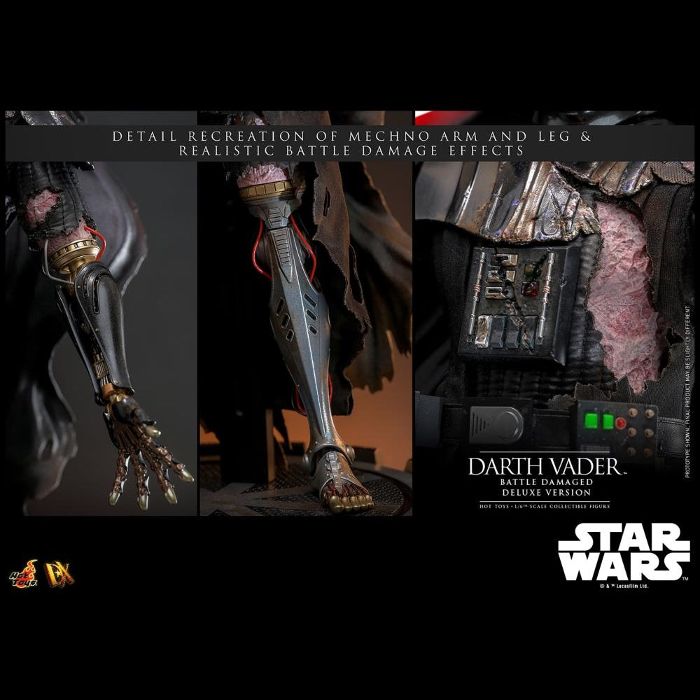 Star Wars DX45B Darth Vader Battle Damaged Deluxe 1/6