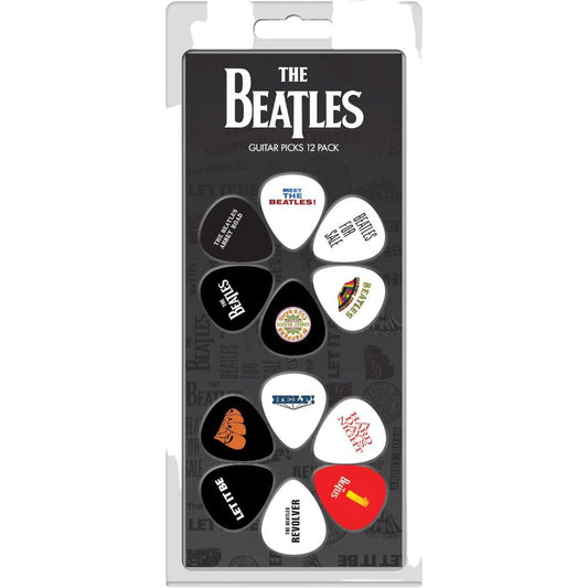 The Beatles Guitar Picks Plectrums 12 Pack