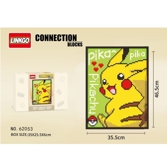 Pokémon Cuadro Pikachu 5952 Piezas