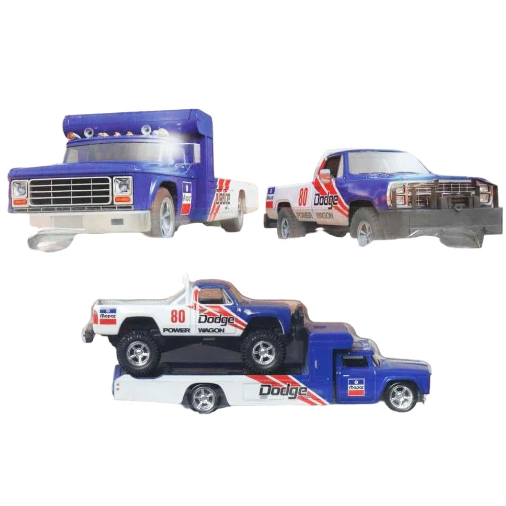 Car Culture Team Transport - 1980 Dodge Macho Power Wagon 1/64