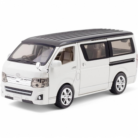 Toyota Hiace Blanco Luces y Sonido 1/32