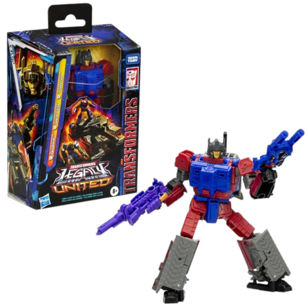 Transformers G1 Universe Legacy United Deluxe Quake - Heater - Tiptop