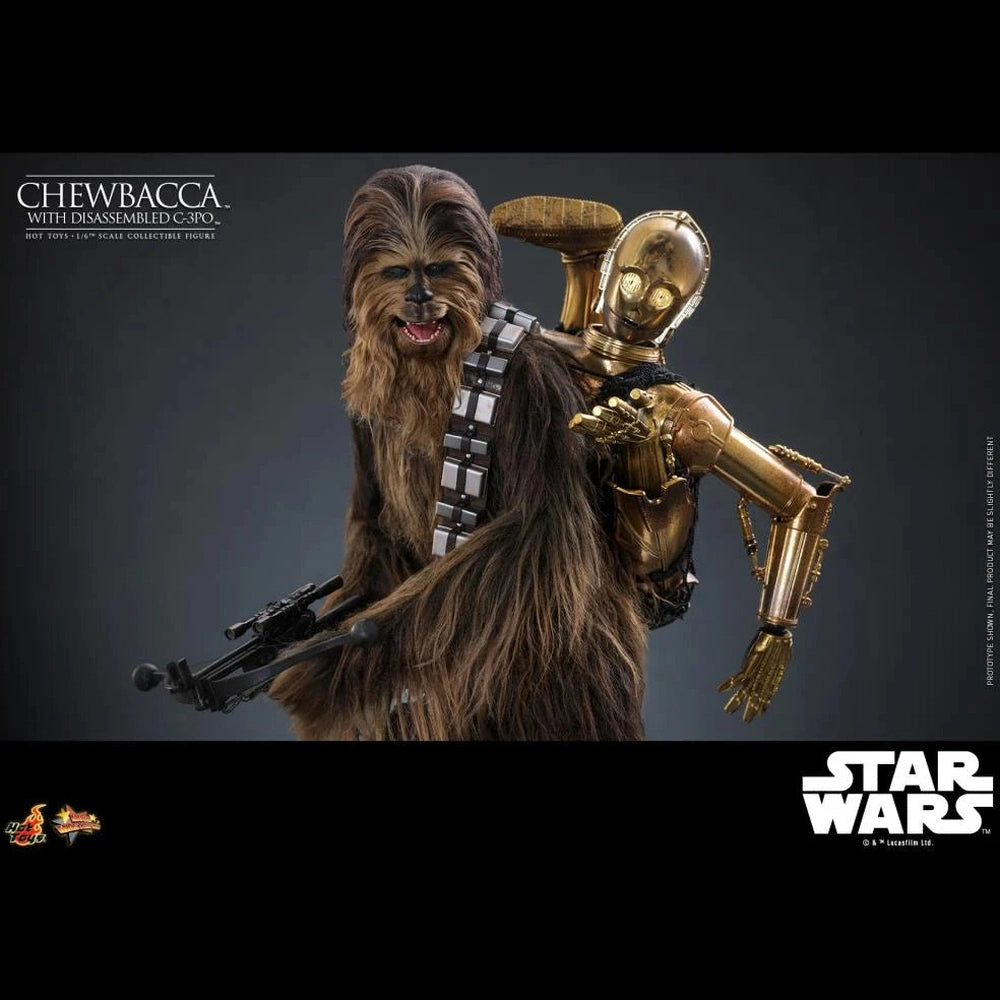 Star Wars: The Empire Strikes Back Chewbacca & Disassembled C-3PO 1/6