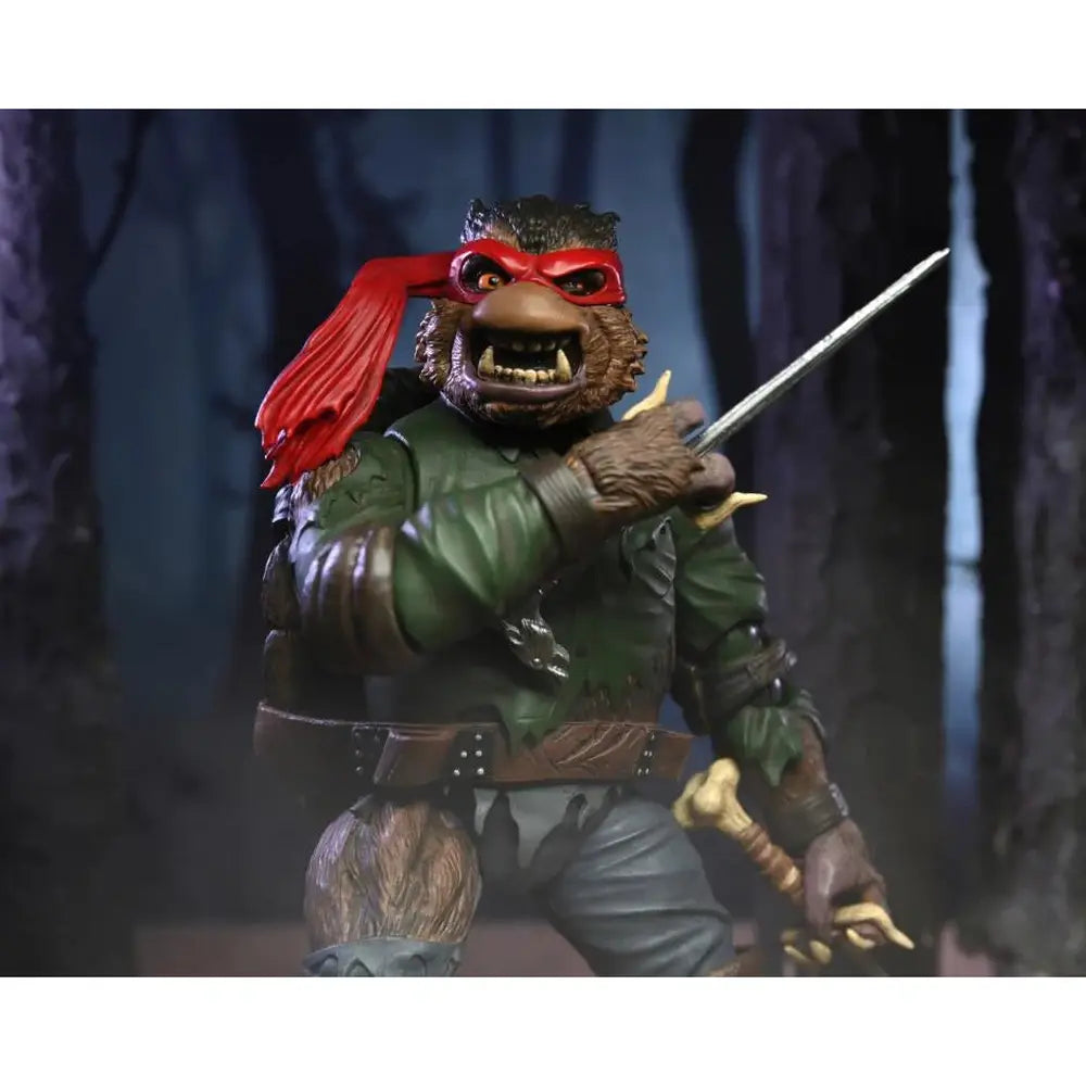 Universal Monsters x TMNT Ultimate Raphael as Wolfman