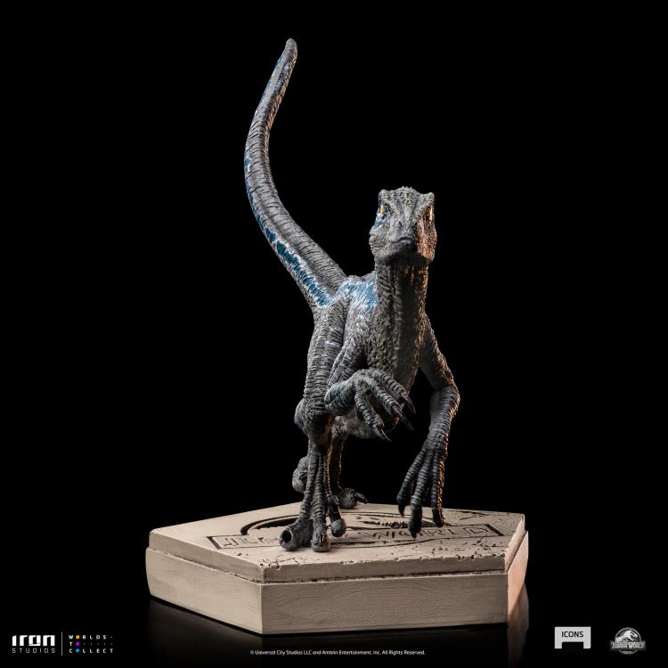 Jurassic World Icons Velociraptor Blue A