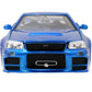 Fast & Furious - Brian's Nissan Skyline GT-R BNR34 Blue 1/24