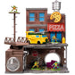 TMNT - Turtle Lair Diorama Set & Party Wagon "Nano Scene" Series