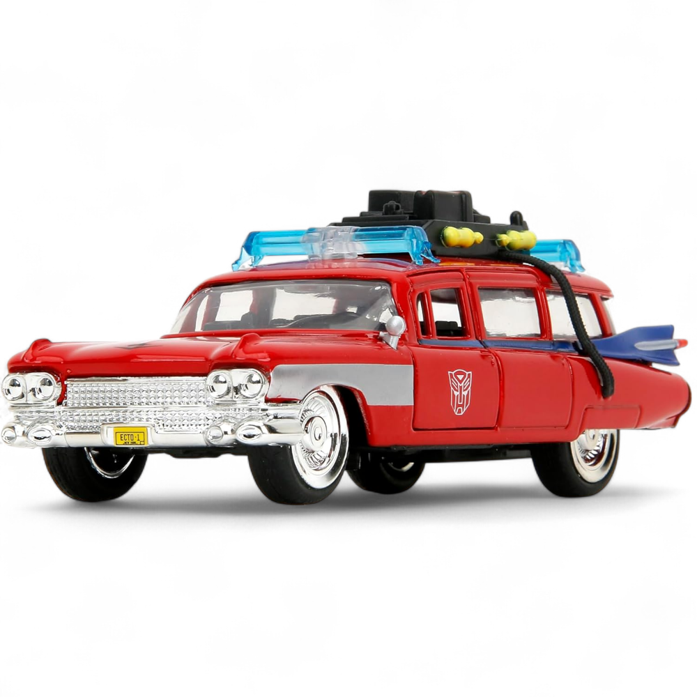 Transformers x Ghostbusters - Ecto-1 x Optimus Prime Mash-Up 40th Anniversary 1/32