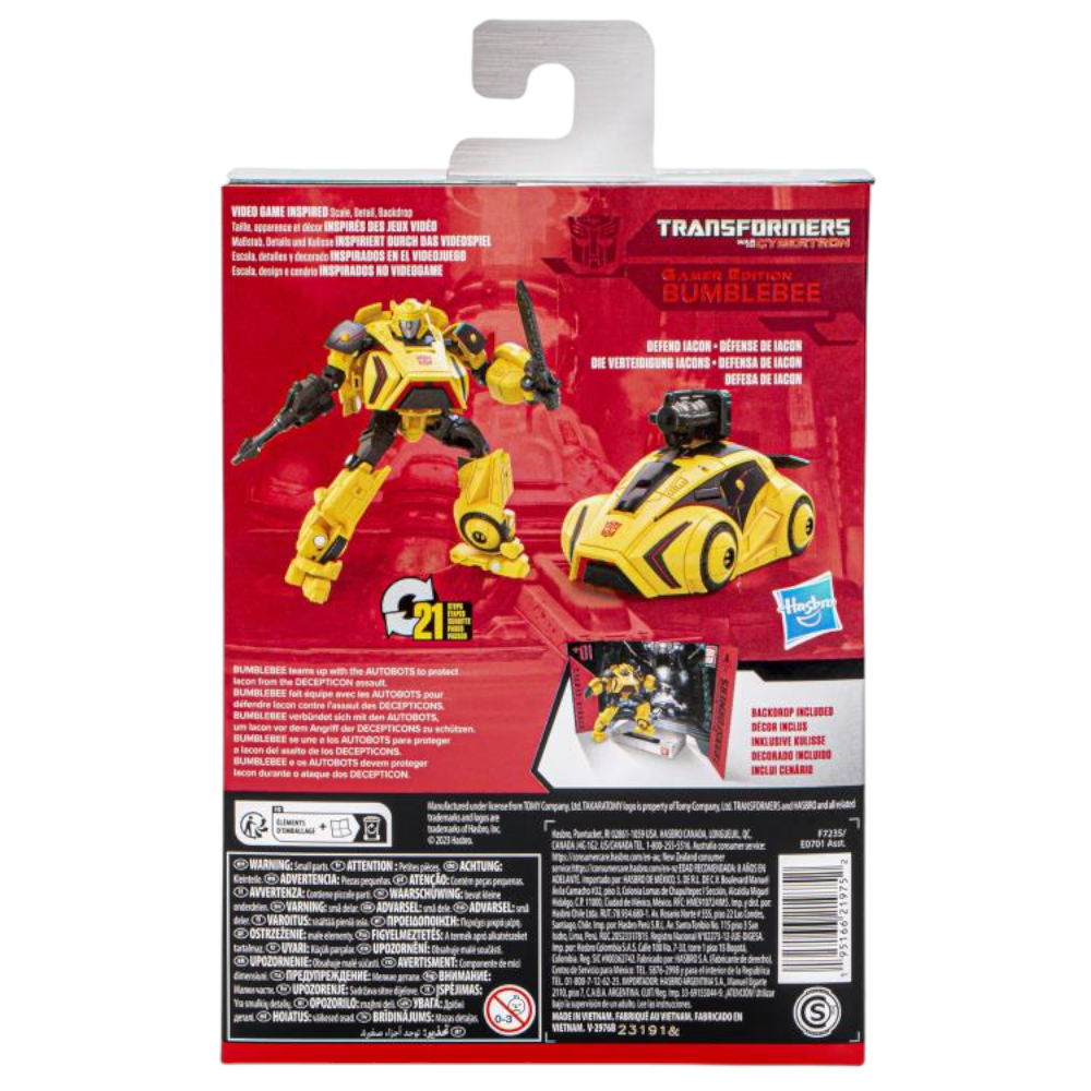 Transformers Studio Series Gamer Edition 01 Deluxe Bumblebee