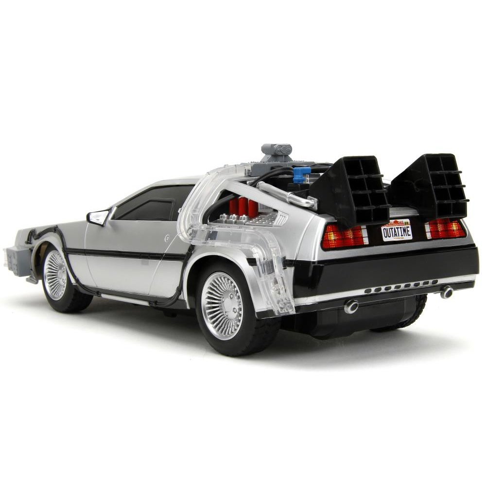 Hollywood Rides: Back to the Future Delorean Time Machine Control Remoto 1/16