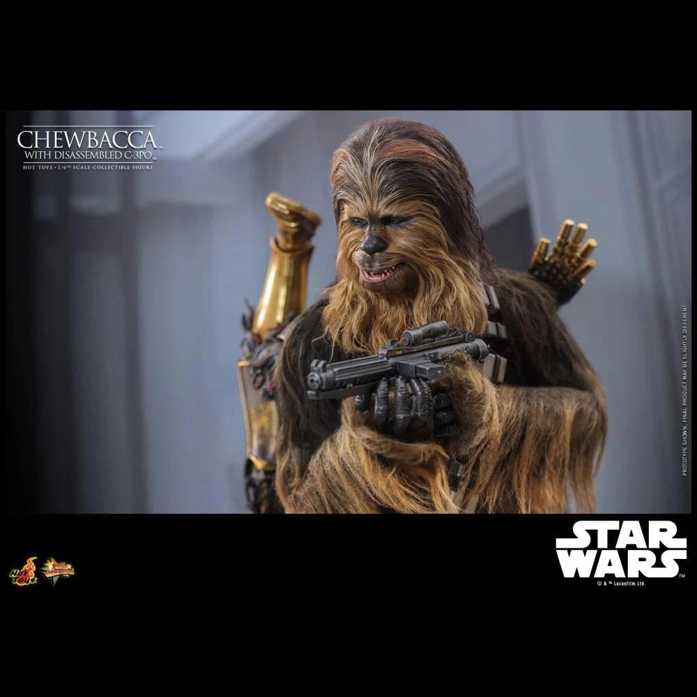 Star Wars: The Empire Strikes Back Chewbacca & Disassembled C-3PO 1/6