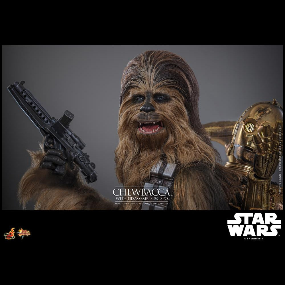 Star Wars: The Empire Strikes Back Chewbacca & Disassembled C-3PO 1/6