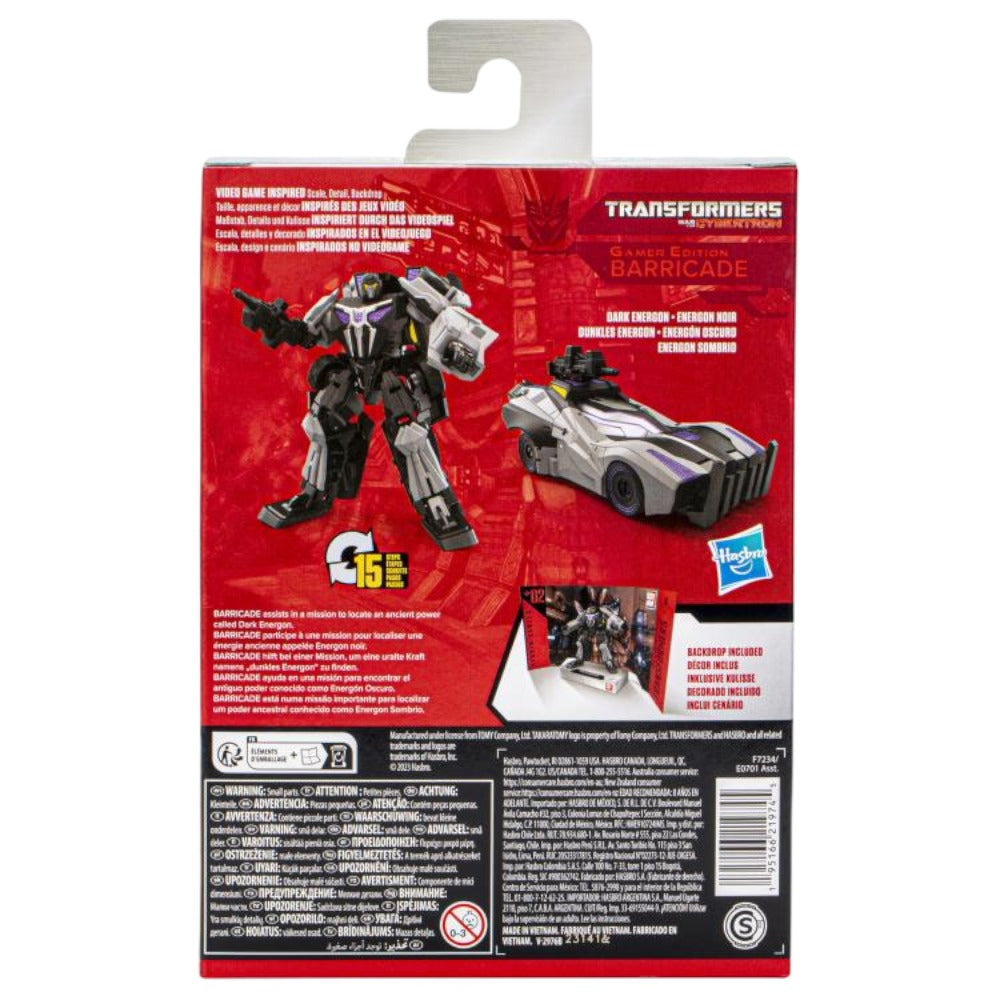 Transformers Studio Series Gamer Edition 02 Deluxe Barricade