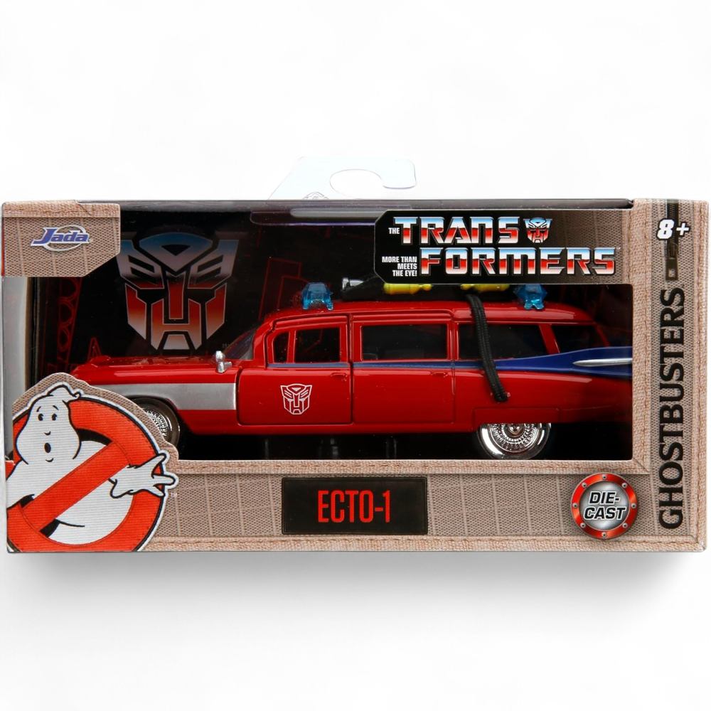 Transformers x Ghostbusters - Ecto-1 x Optimus Prime Mash-Up 40th Anniversary 1/32