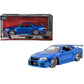 Fast & Furious - Brian's Nissan Skyline GT-R BNR34 Blue 1/24