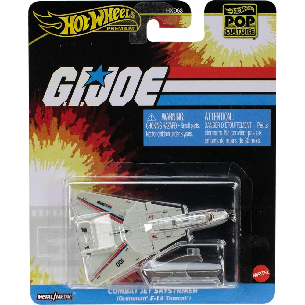 Hot Wheels Pop Culture: G.I.JOE Combat Jet Sky Striker F-14 Tomcat 1/64
