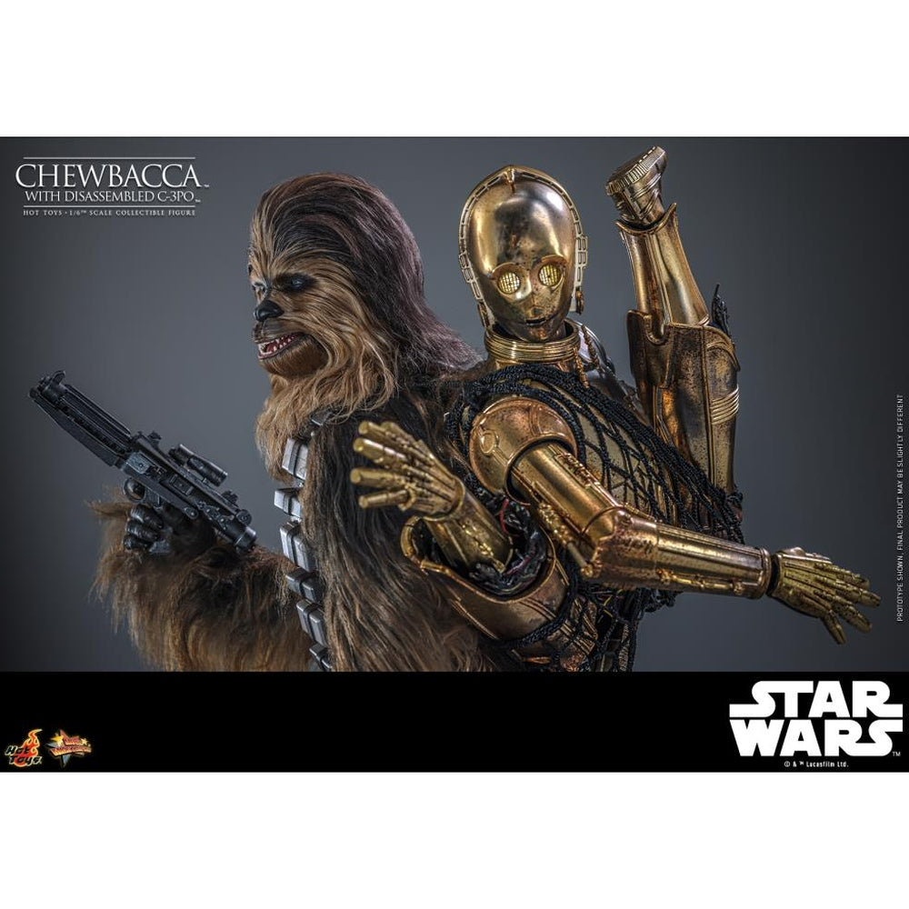 Star Wars: The Empire Strikes Back Chewbacca & Disassembled C-3PO 1/6