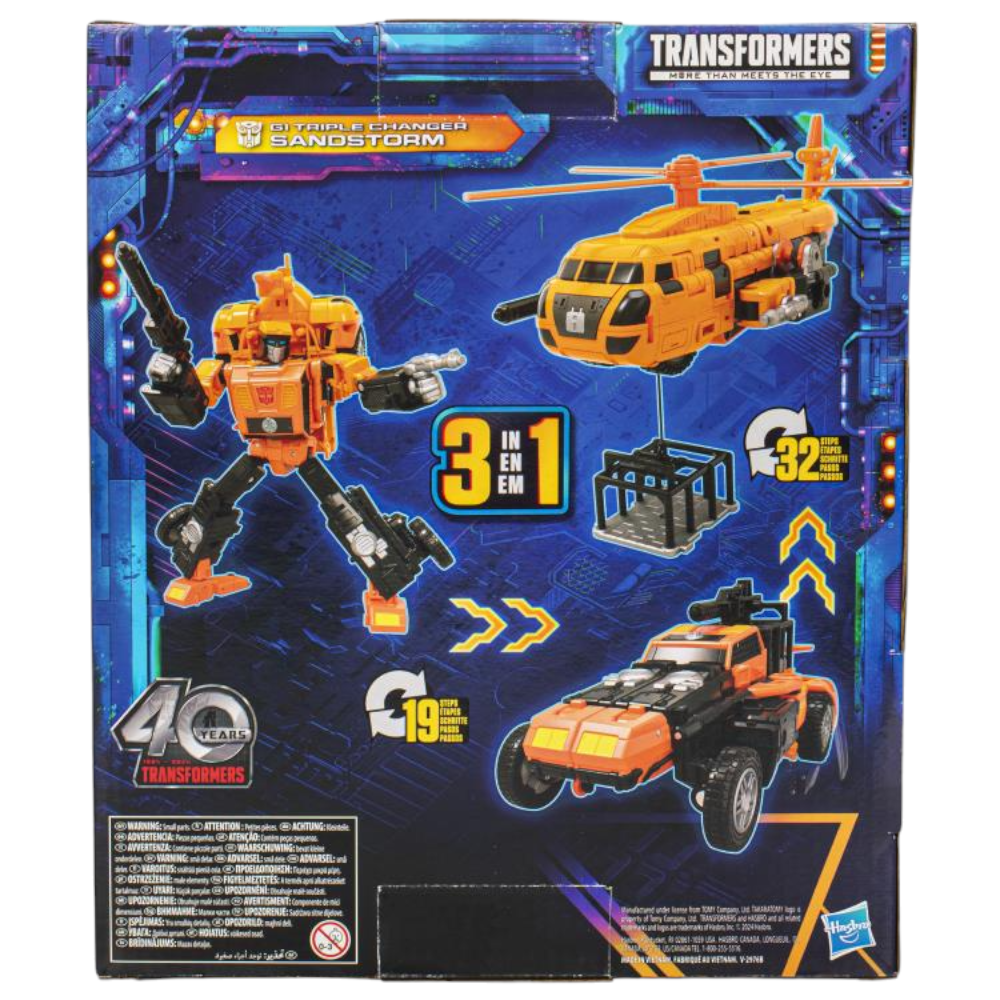 Transformers: Legacy United Leader G1 Triple Changer Sandstorm