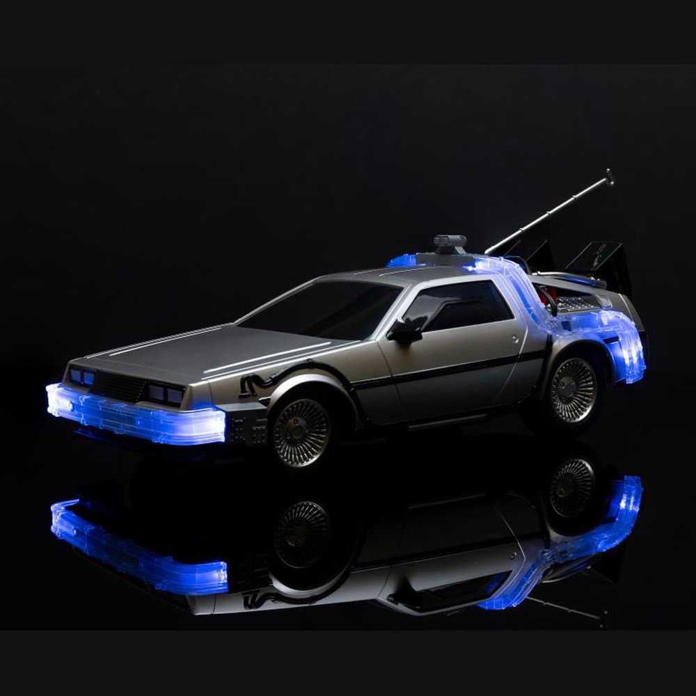 Hollywood Rides: Back to the Future Delorean Time Machine Control Remoto 1/16