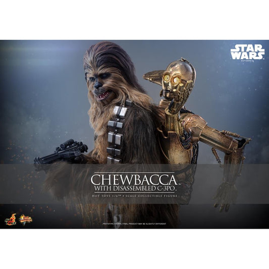 Star Wars: The Empire Strikes Back Chewbacca & Disassembled C-3PO 1/6