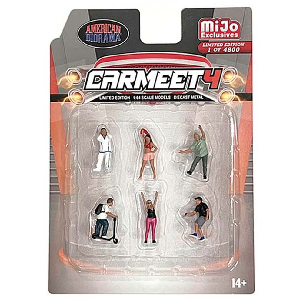 Set Diorama Car Meet 4 Limited Edition 1/64