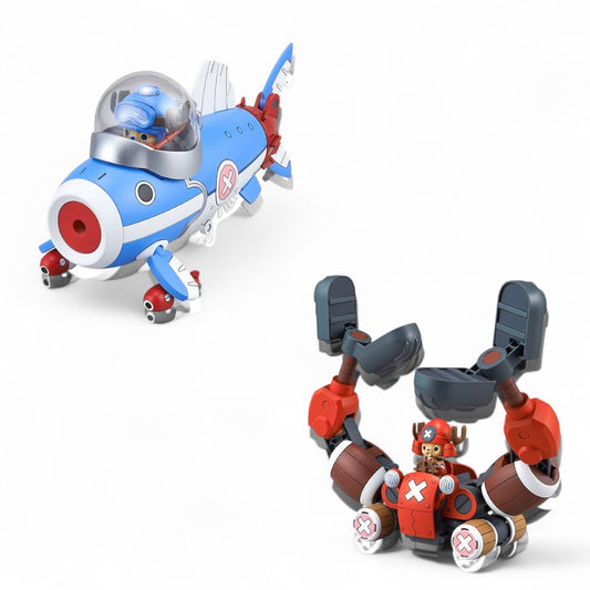 One Piece Chopper Robo 3 & 5 Chopper Submarine & Chopper Crane Model Kit