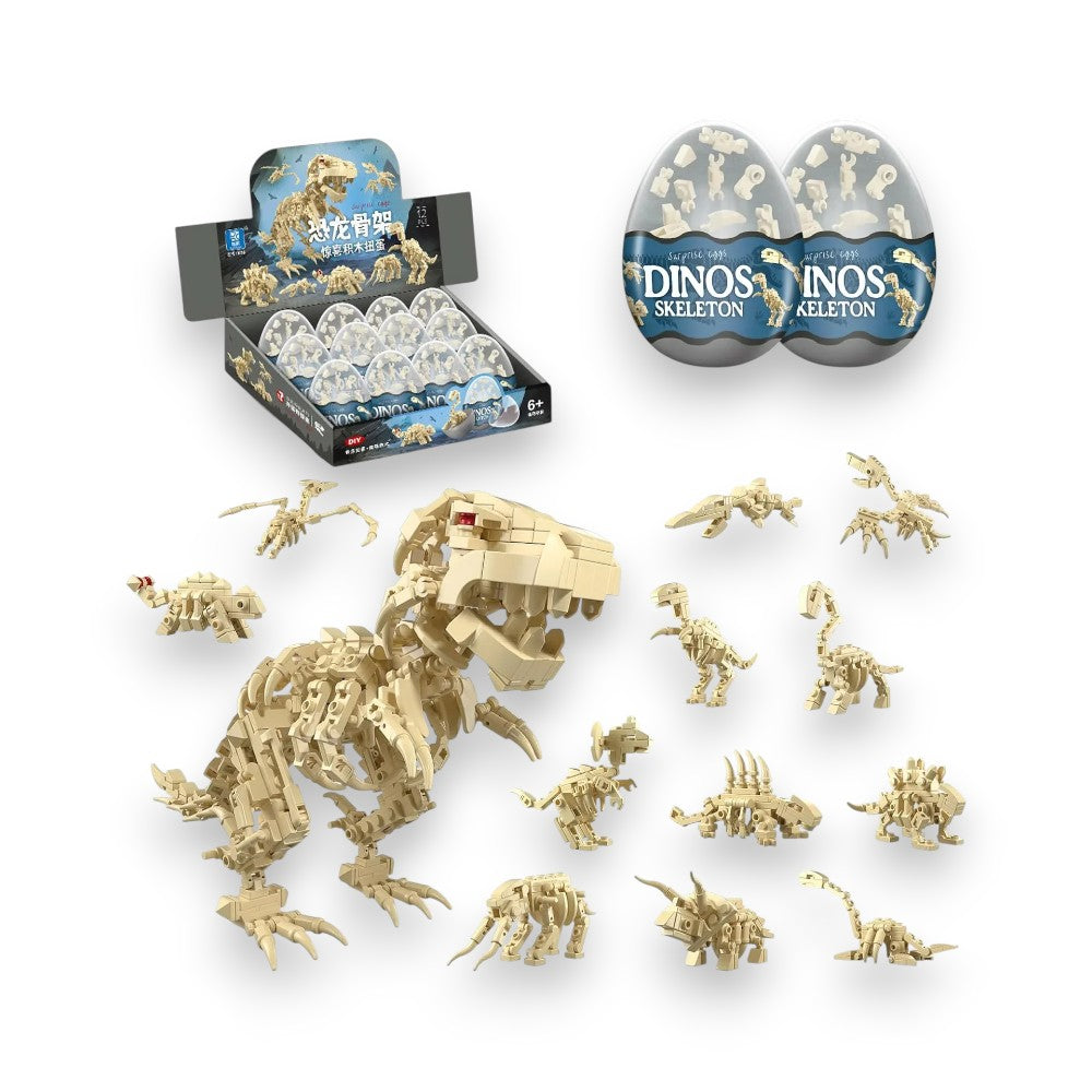 Bloques de Construcción Dino Skeleton Set 12 un.
