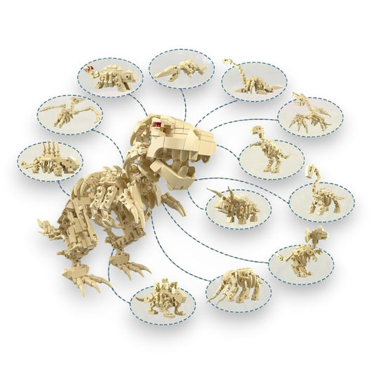 Bloques de Construcción Dino Skeleton