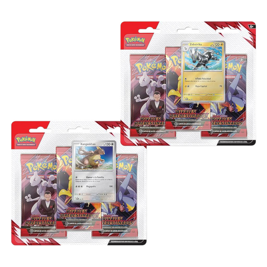 Pokémon TCG Escarlata y Púrpura - Rivales Predestinados 3-Pack Español