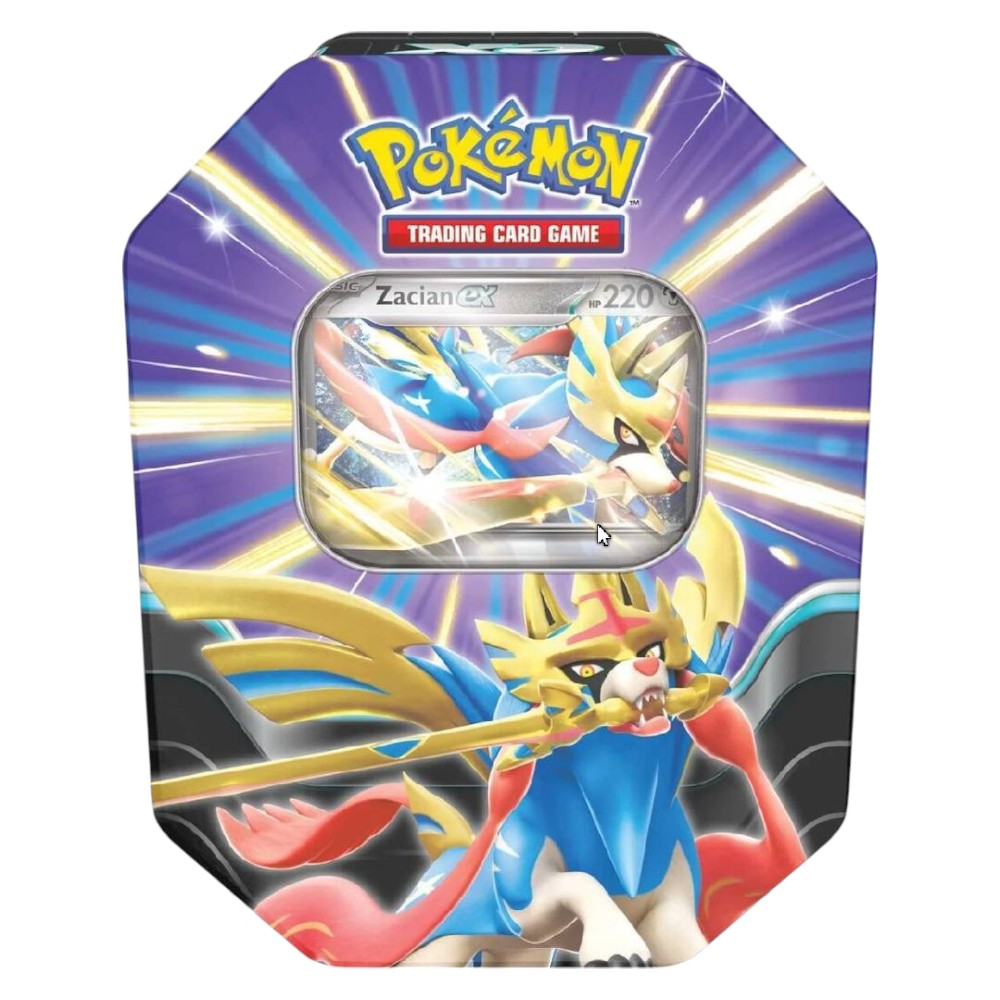 Pokémon TCG Slashing Legends Tin Zacian EX Español