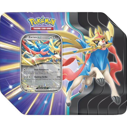 Pokémon TCG Slashing Legends Collectors Tin Zacian EX English