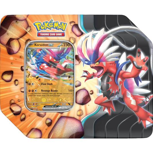 Pokémon TCG Slashing Legends Collectors Tin Koraidon EX English