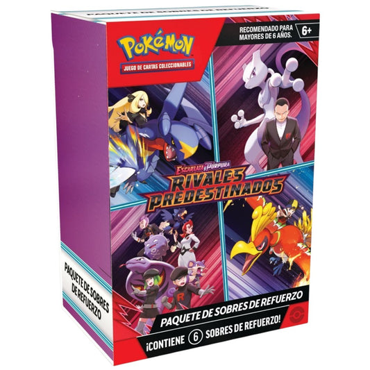Pokémon TCG Escarlata y Púrpura - Rivales Predestinados Paquete de Refuerzo Español