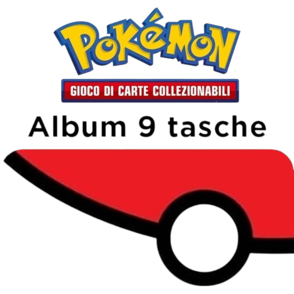 Pokémon Pokebola Portafolio 9 Bolsillos