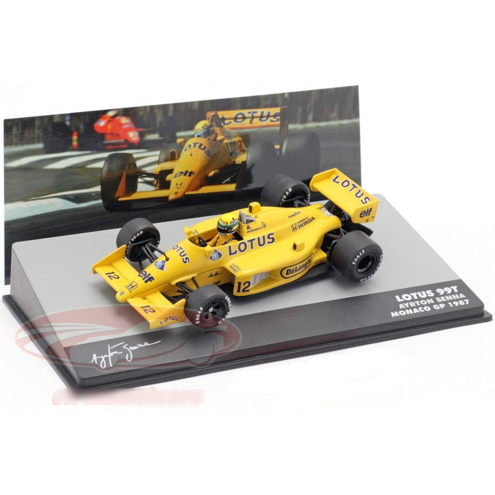 F1 Lotus 99T #12 Ayrton Senna - Mónaco GP 1987 1/43
