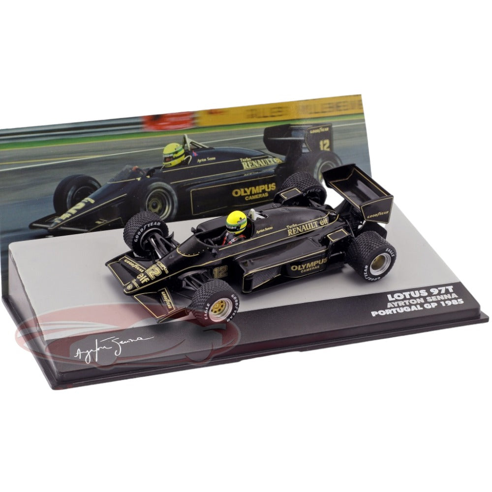 F1 Lotus 97T #12 Ayrton Senna - Portugal GP 1985 1/43