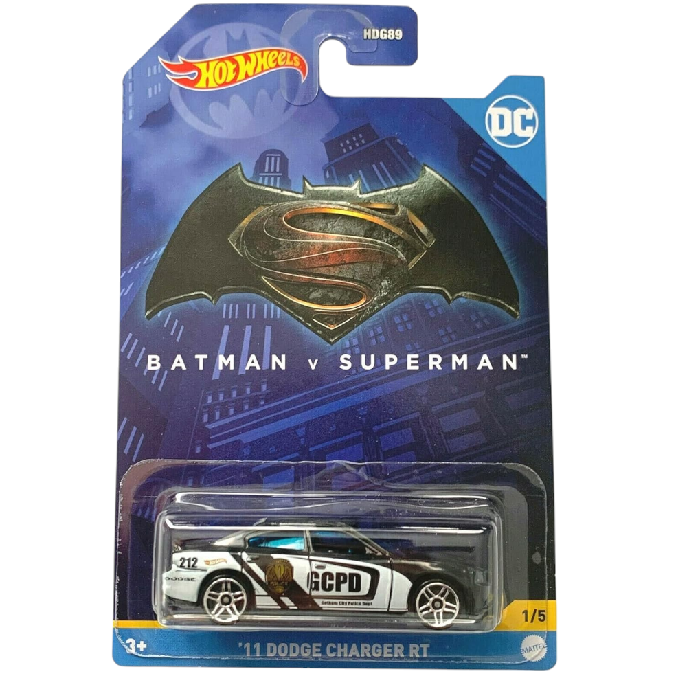 Hot Wheels - DC: Batman vs Superman - 11 Dodge Charger RT 1/64