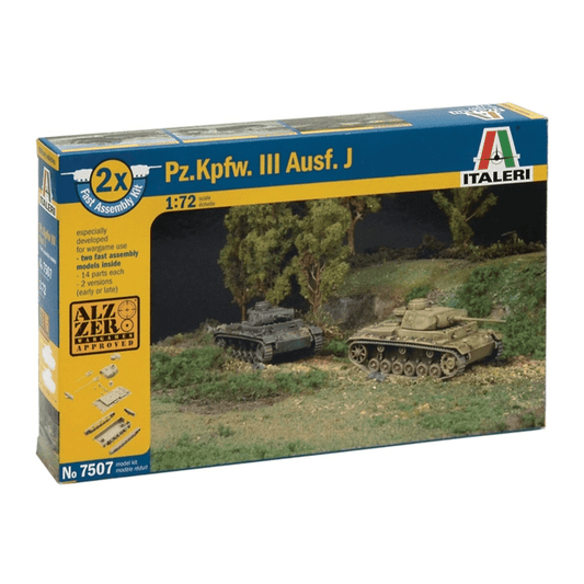 Panzer Kpfw. III Ausf. J Fat Ass 2-Pack Model Kit 1/72
