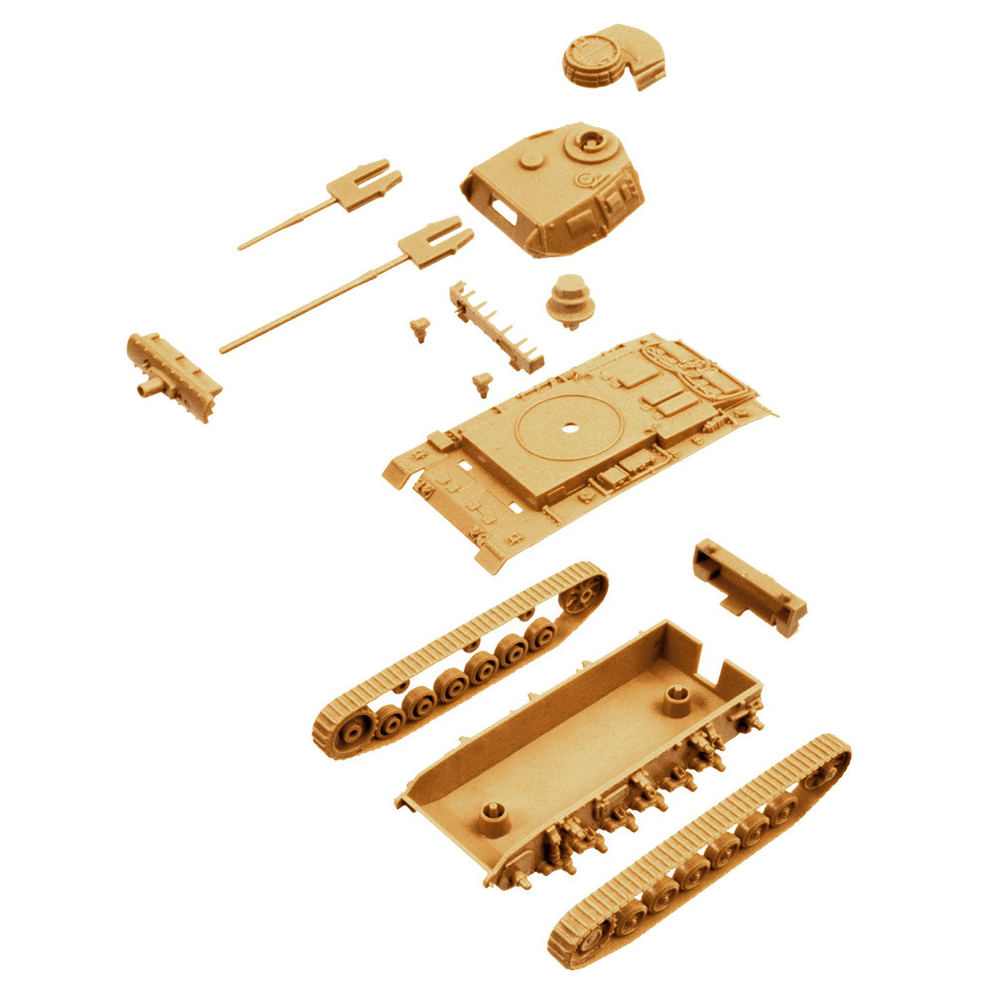 Panzer Kpfw. III Ausf. J Fat Ass 2-Pack Model Kit 1/72