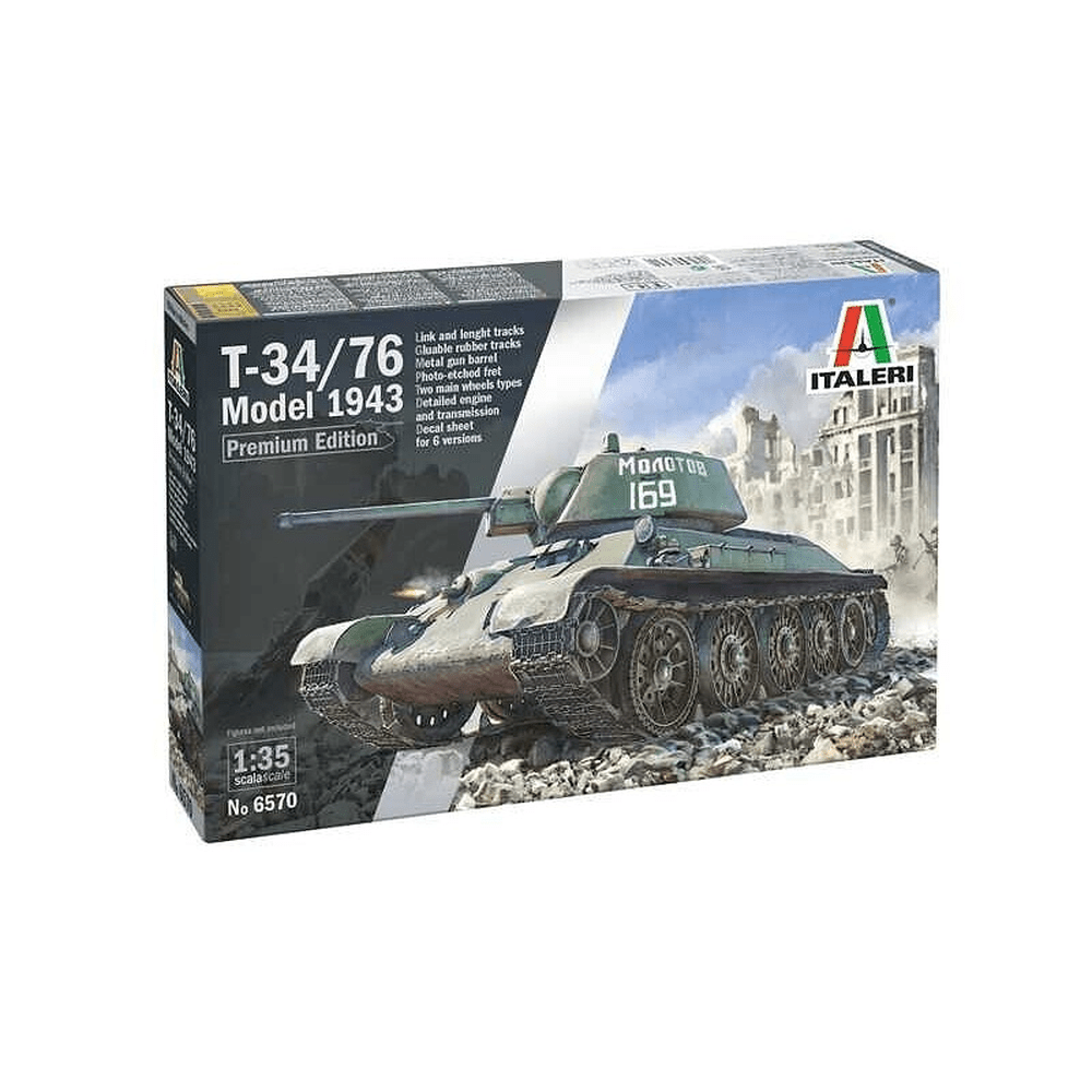 T-34/76 Model 1943 Premium Edition Model Kit 1/35